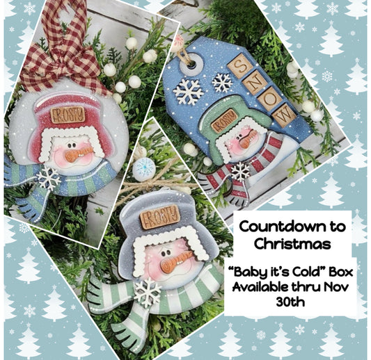 Countdown to Christmas - “Baby it’s Cold” Box - DIY Kit