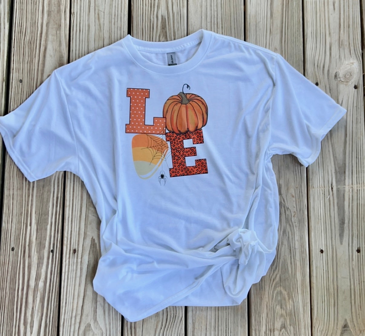 Candy Corn Love Fall-oween Tee