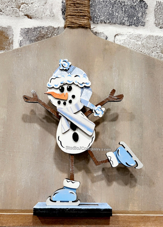 Ice Skating Snowman- DIY Kit