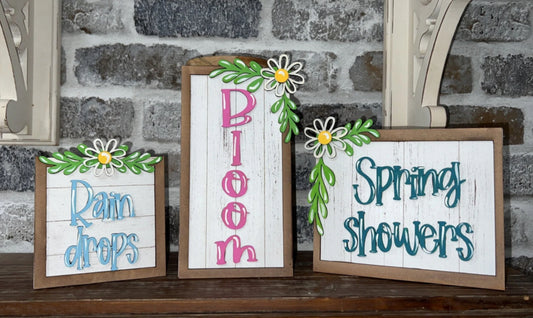 Spring Signs Trio- DIY Kit