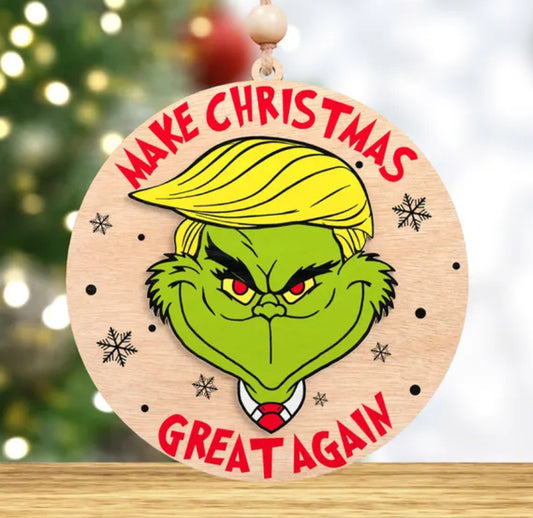 Make Christmas Great Again Ornament- DIY Kits