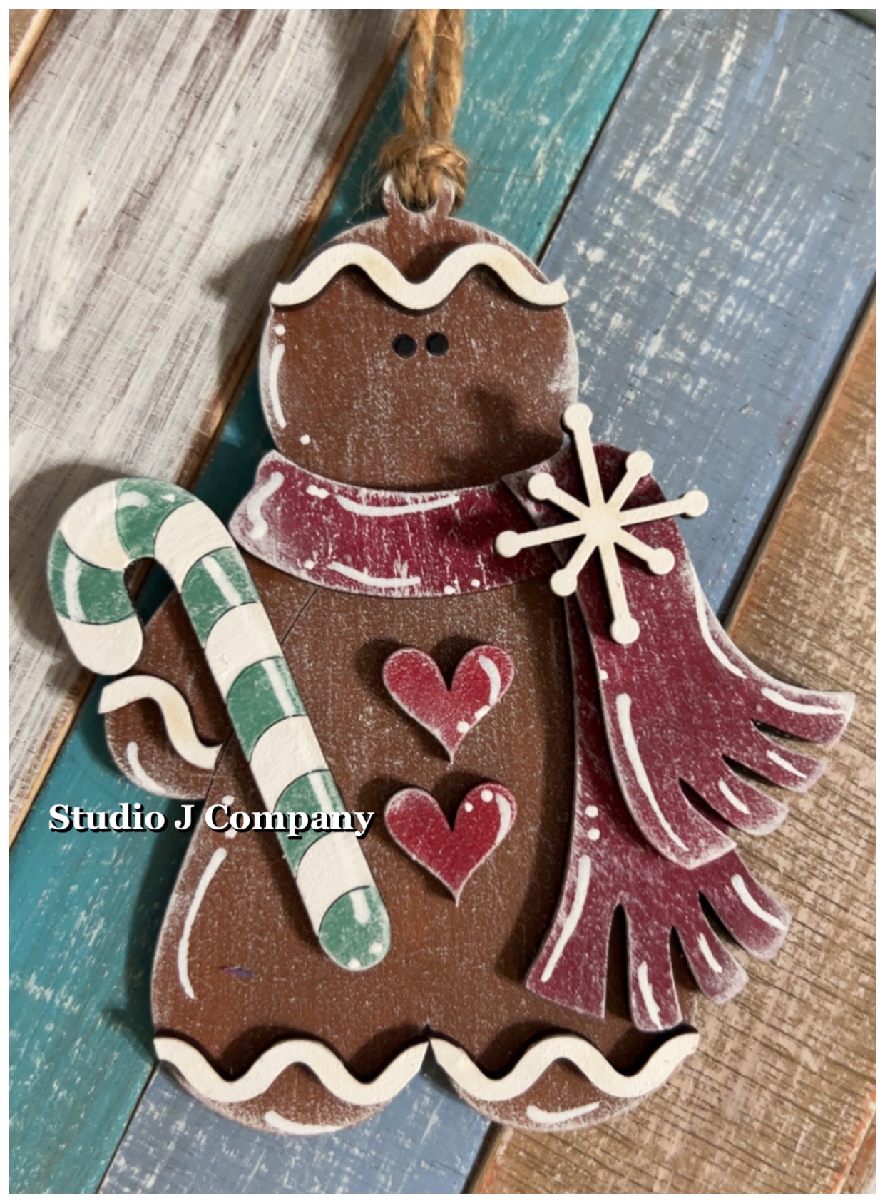 DIY Victorian Gingerbread Lady Ornament