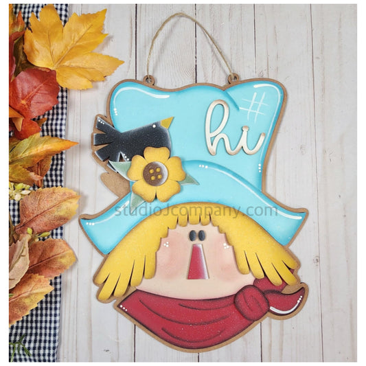 Scarecrow Doorhanger DIY kit