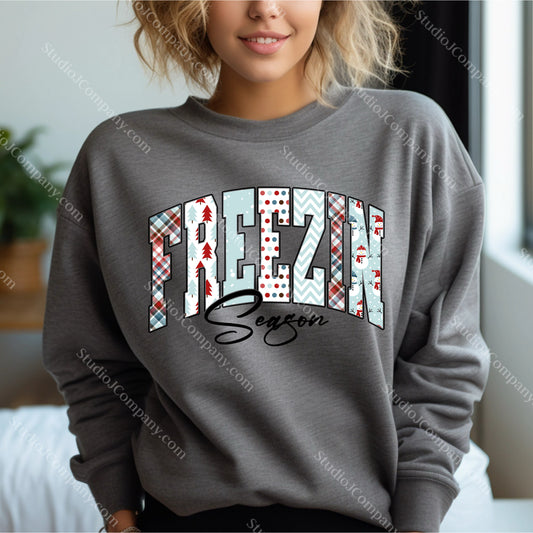 FREEZIN SEASON Gray sweatshirt