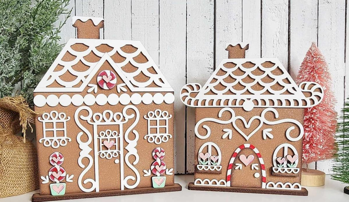 Gingerbread House Shelf Sitter - 2 sizes to choose from