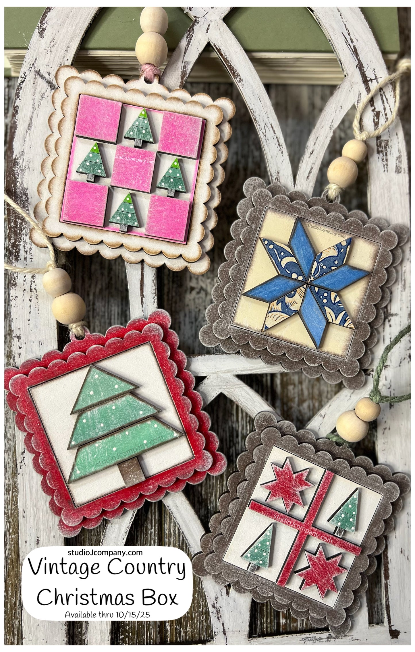 Countdown to Christmas - Vintage Country Christmas Box