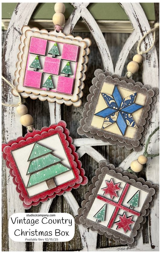 Countdown to Christmas - Vintage Country Christmas Box