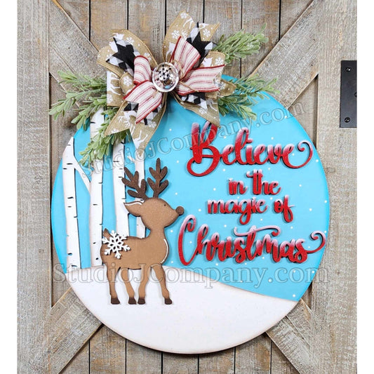 10.5” Oh Deer Door Hanger Sign - DIY Kit