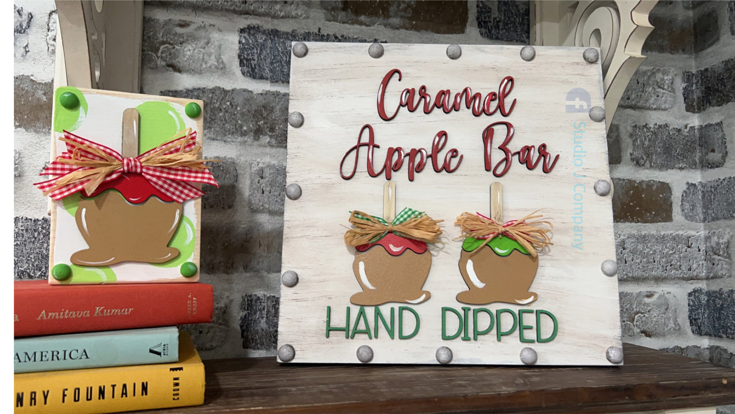 Caramel Apple Bar ~DIY Craft Kit