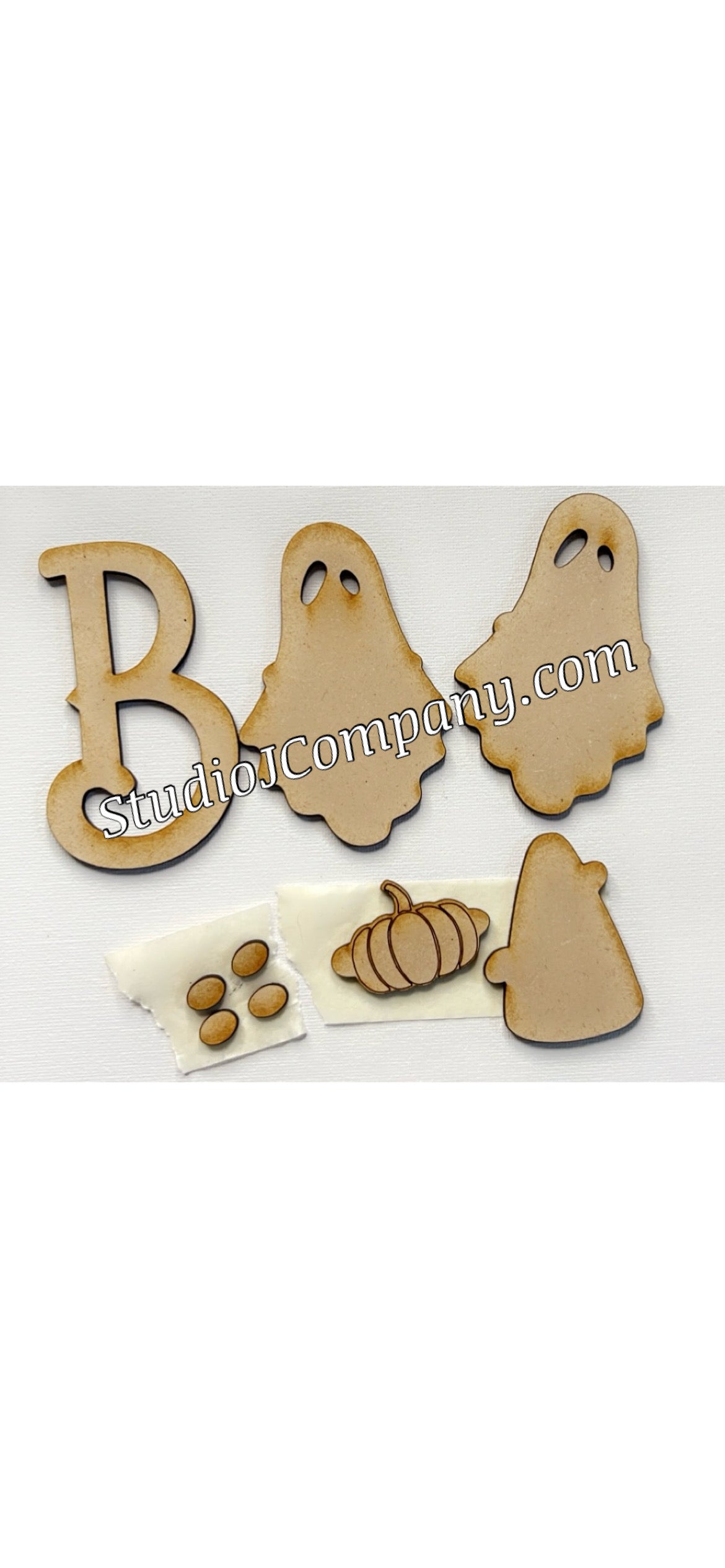 BOO Crew - laser cutout embellishments