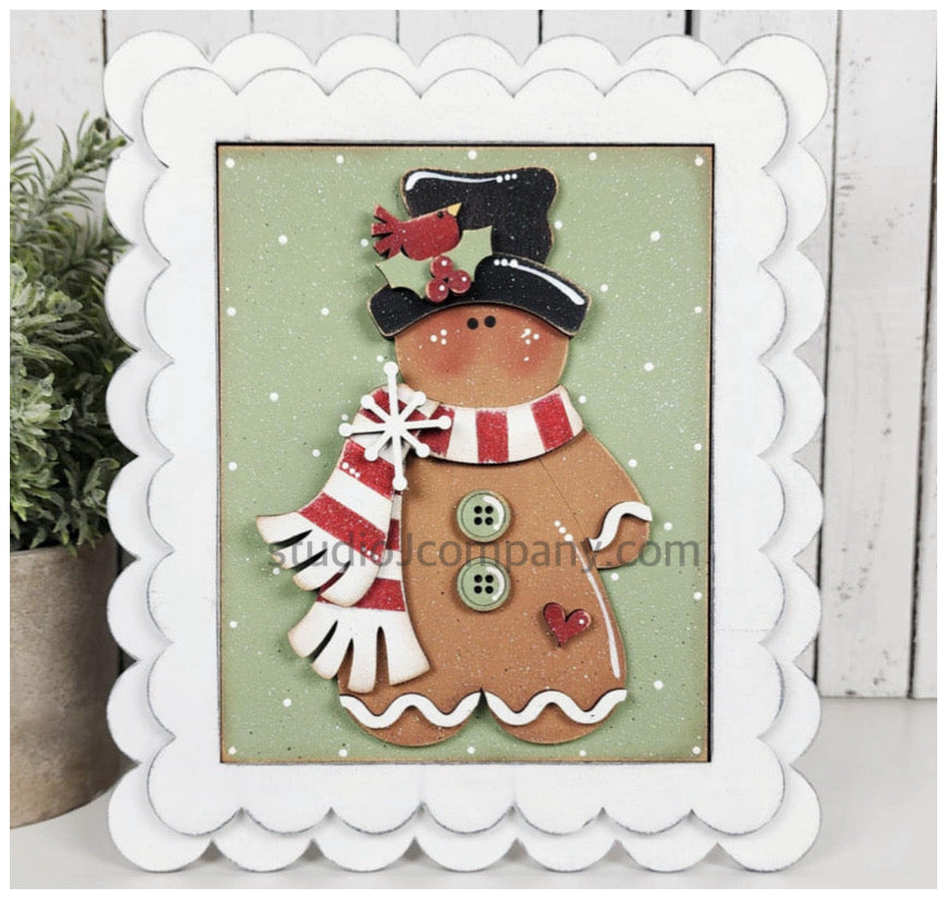 Victorian Gingerbread Man Sign