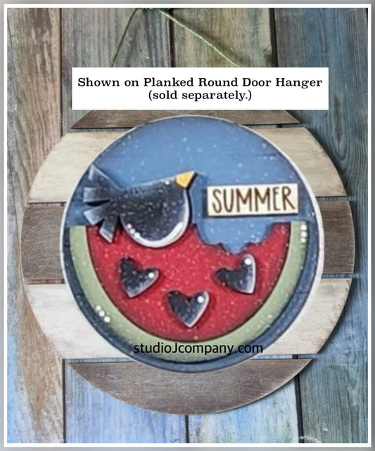 Interchangeable Watermelon Crow Sign