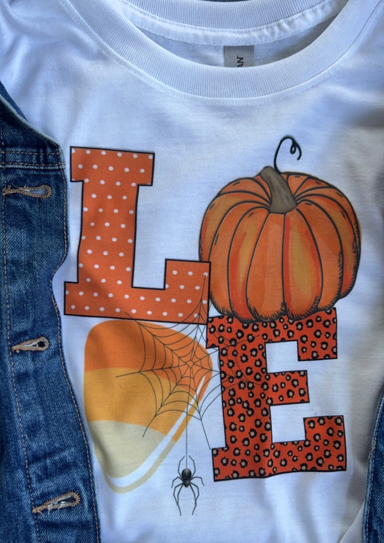 Candy Corn Love Fall-oween Tee