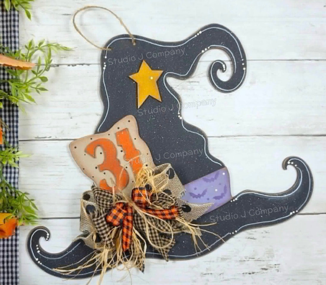 Diva Night Party Sept 9th 2026- Witch Hat Door Hanger