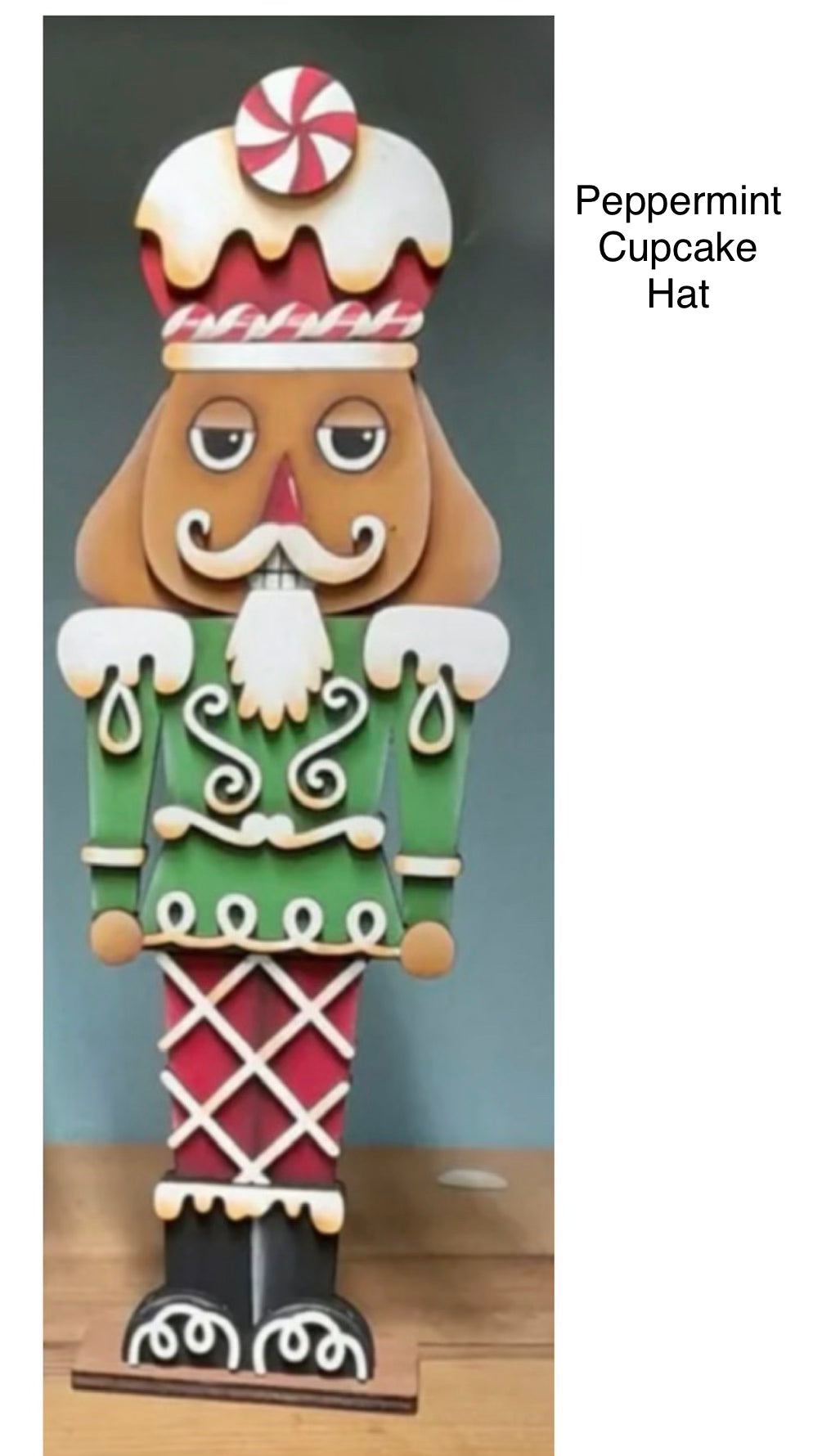 Layered Embellished Standing Nutcracker - 3 different designs to choose from