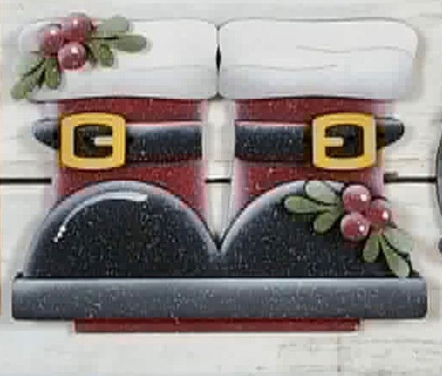 Santa Boots Shelf Sitter
