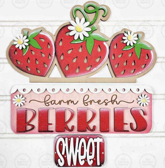 Interchangeable Strawberries insert only. Fits in the Interchangeable Basket (sold separately)