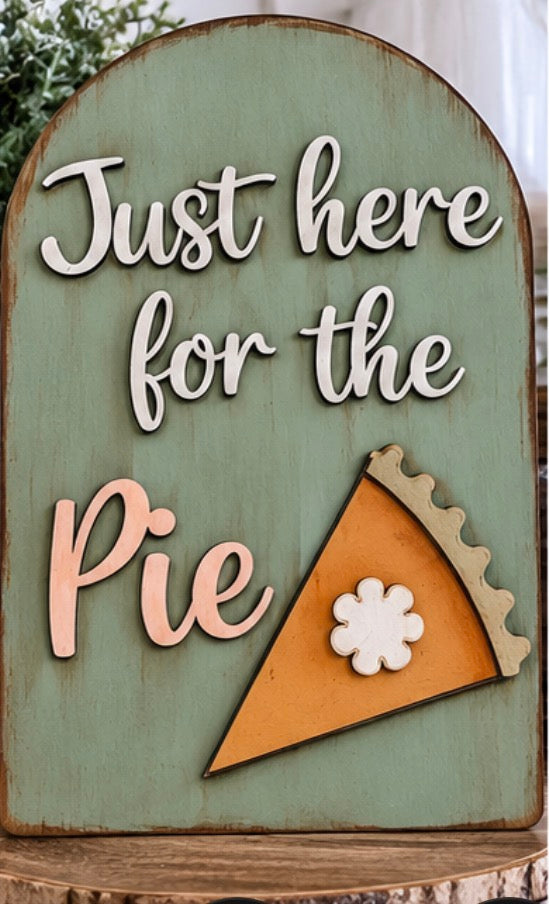 Oct 6, 2026 Paint Party Live Event- Just here for the Pie 7” arched Sign- DIY Kit