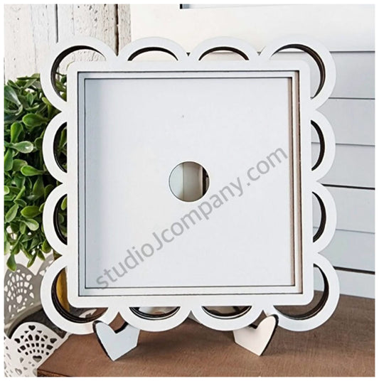 Interchangeable Scallop Lace Frame for 4.25” signs