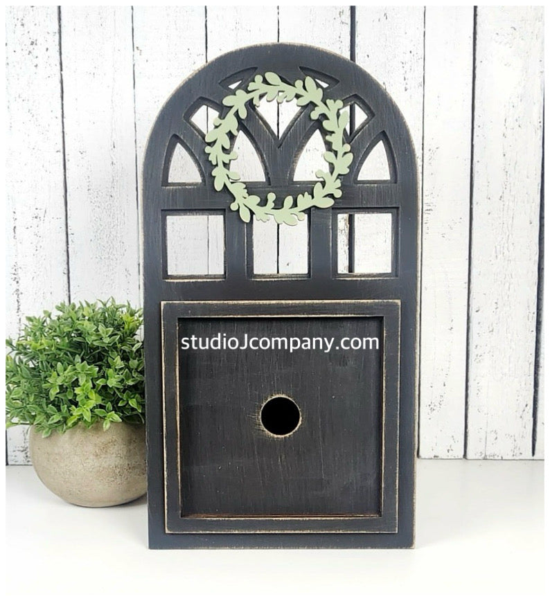 Interchangeable Arched Window Frame- Inserts sold separately