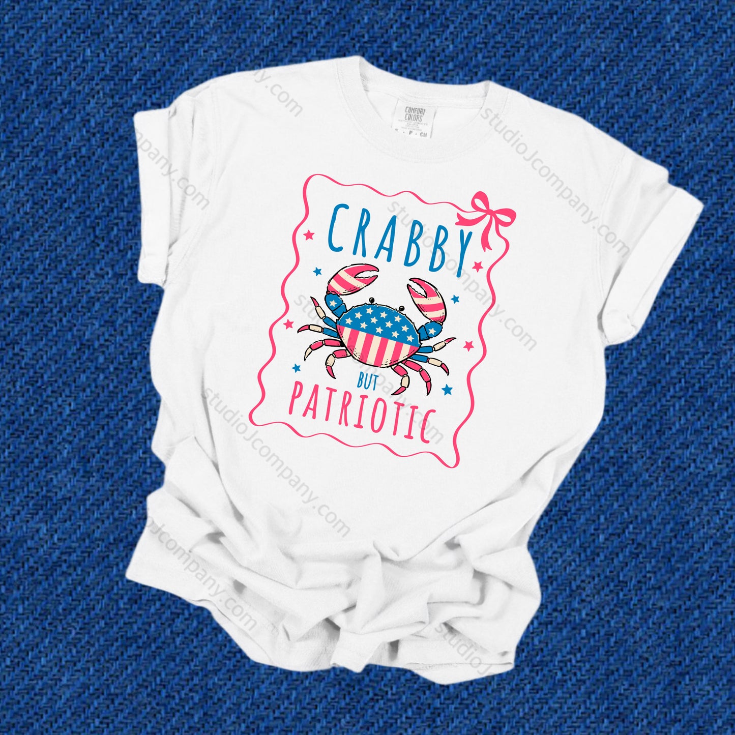 Crabby but Patriotic tee