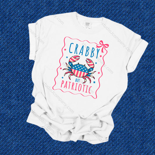 Crabby but Patriotic tee