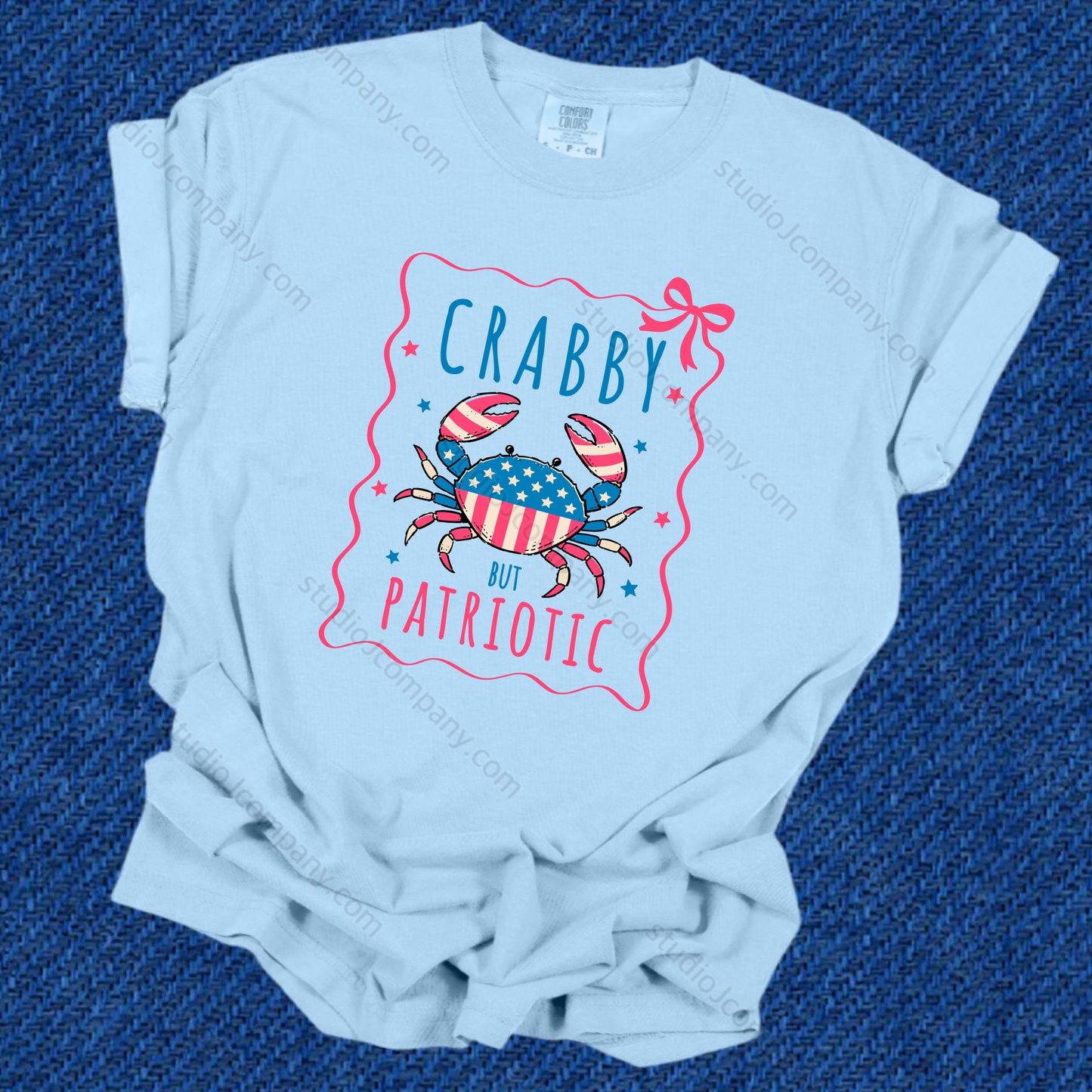 Crabby but Patriotic tee