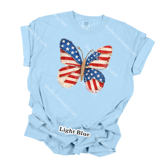 Patriotic Butterfly Tee
