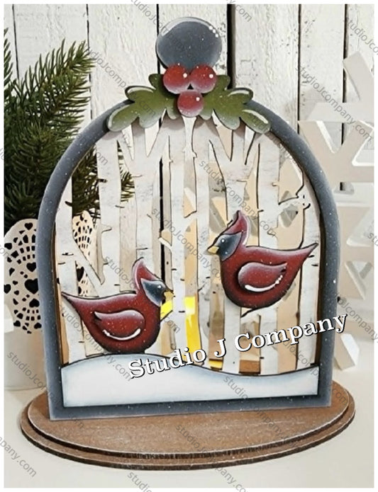 Cardinal Cloche Votive-TeaLight Holder