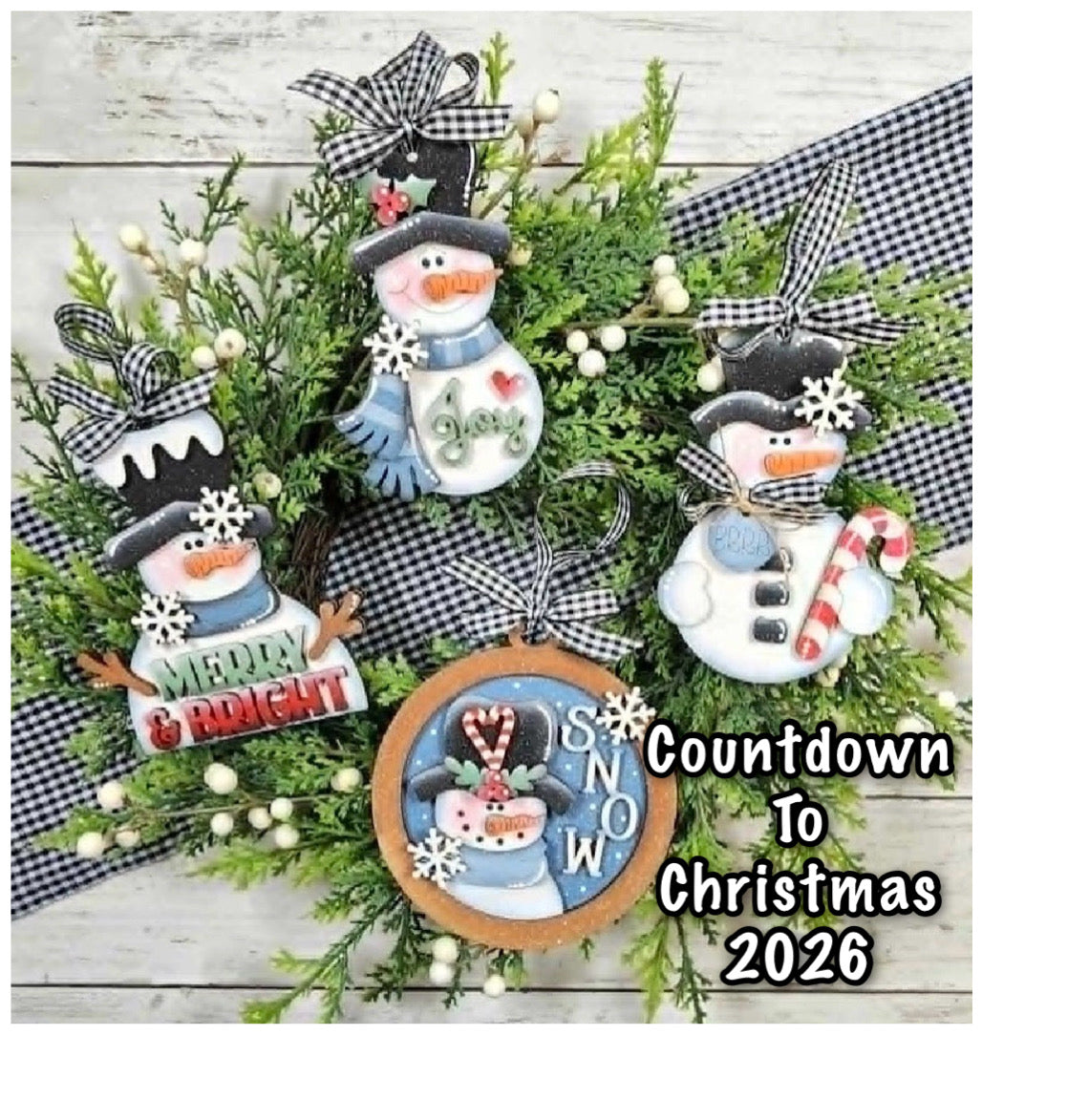 Countdown to Christmas Box - Sweet Snowmen