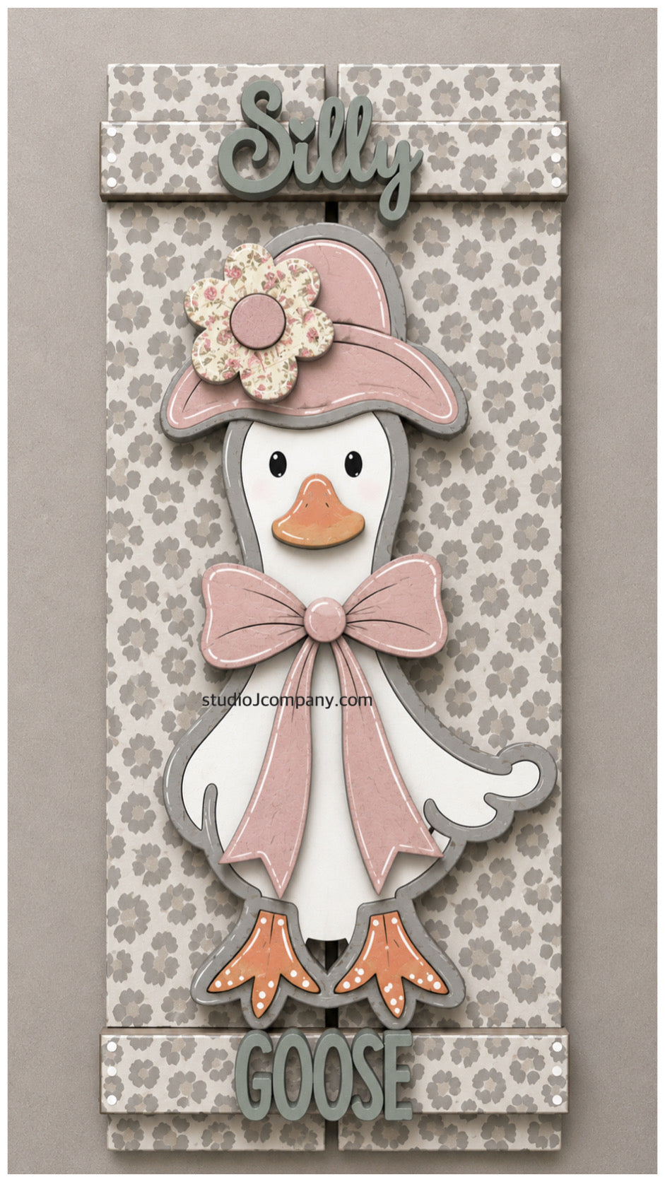 DIVA NIGHT project - Silly Goose leaning plaque