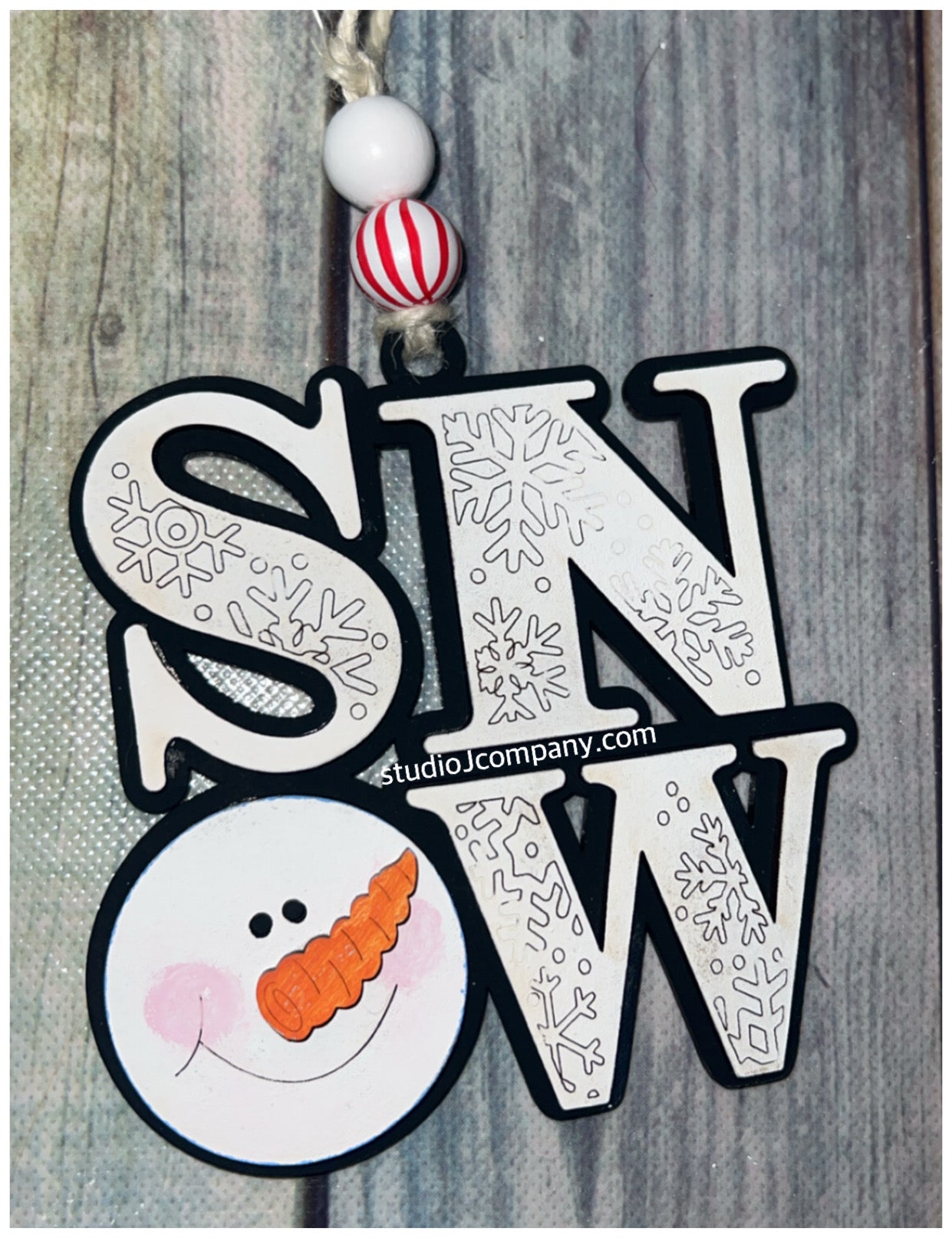 Snow What Fun Collection- 3 designs available- DIY Ornaments
