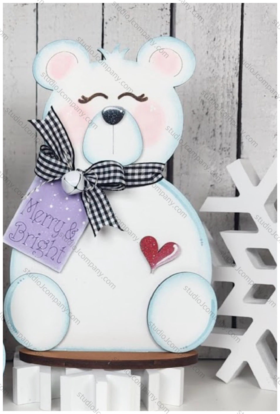 Polar Bear Shelf Sitter- DIY Craft Kit