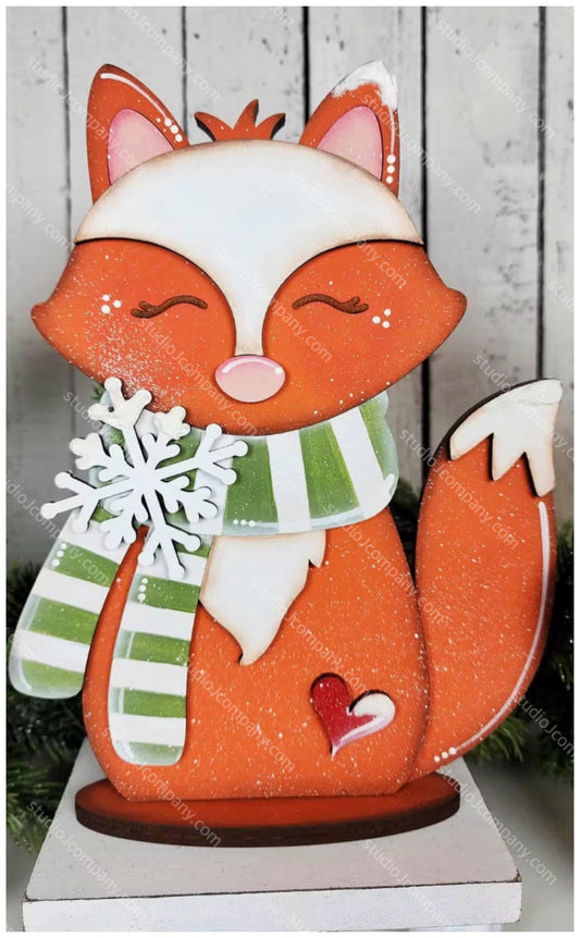 Woodland Fox Shelf Sitter- DIY Craft Kits