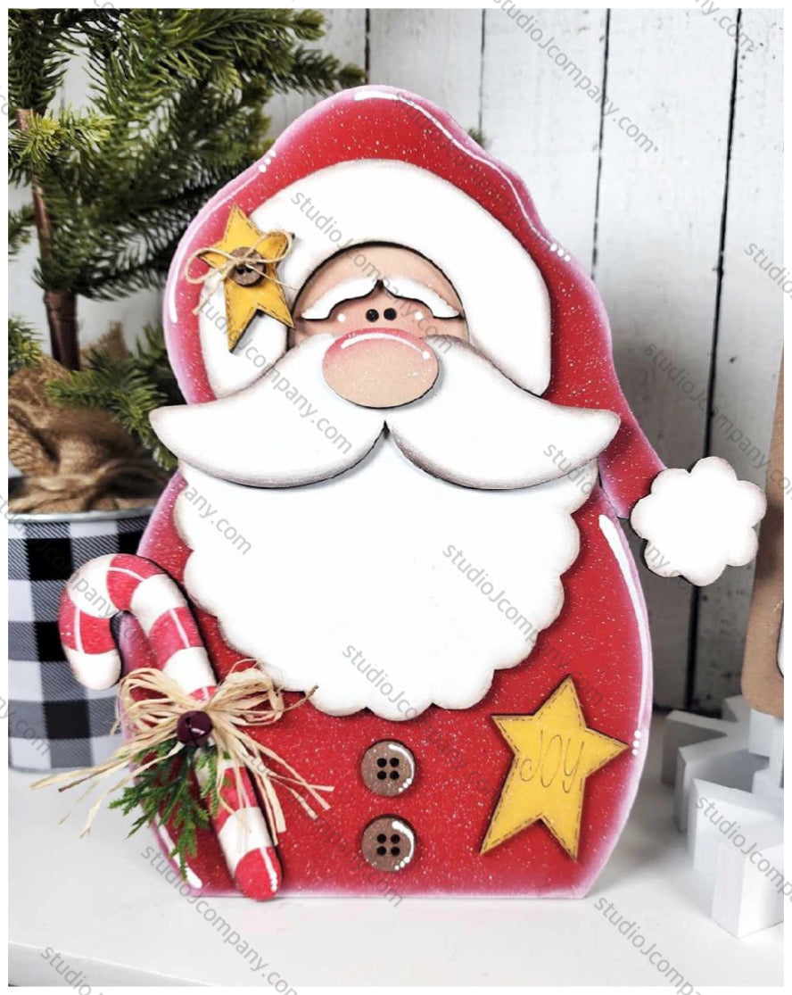 Classic Santa Shelf Sitter - DIY Craft Kit
