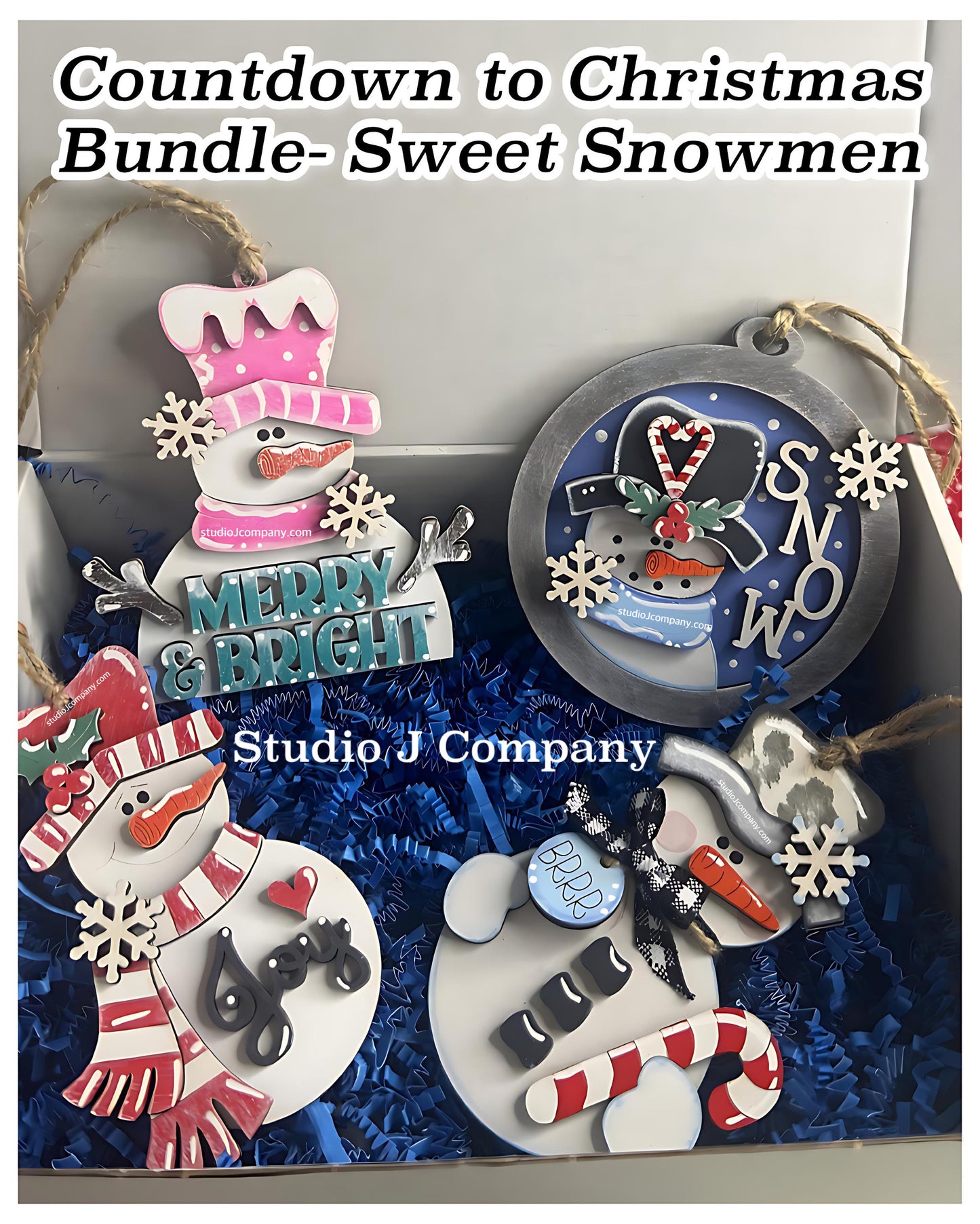 Countdown to Christmas Box - Sweet Snowmen