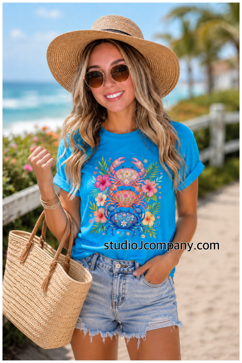 Crab Trio Tee -Summer Tshirt Collection