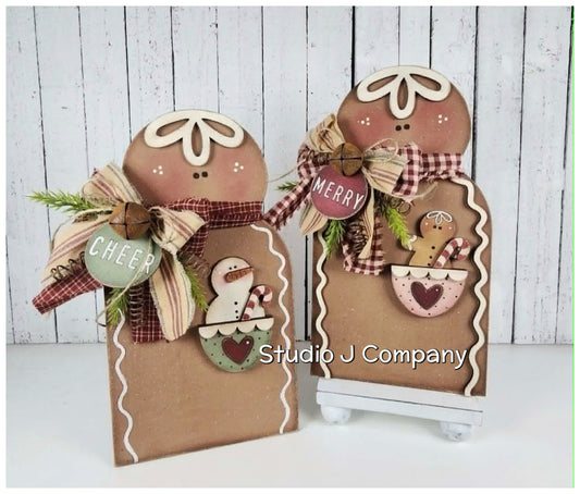 Gingerbread with Pocket Buddy - Shelf sitter