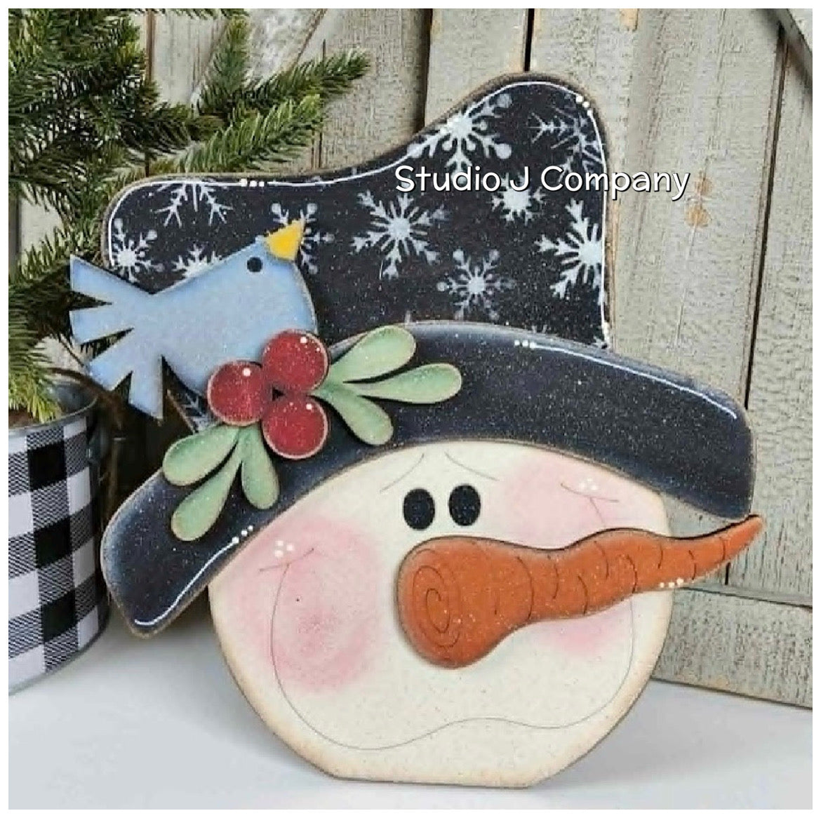 Tweet Snowman shelf sitter