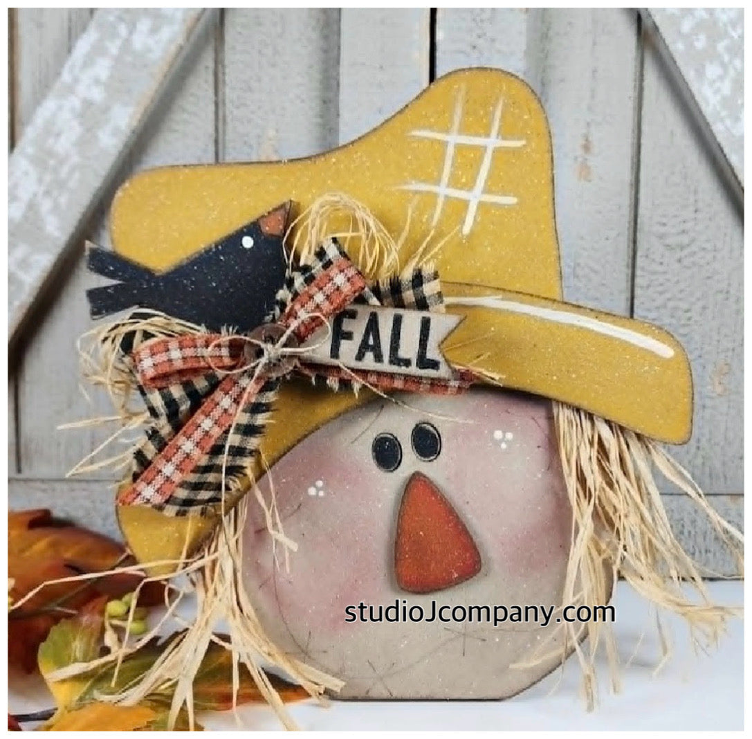 Scarecrow Shelf Sitter with Kickstand- DIY Craft Kit