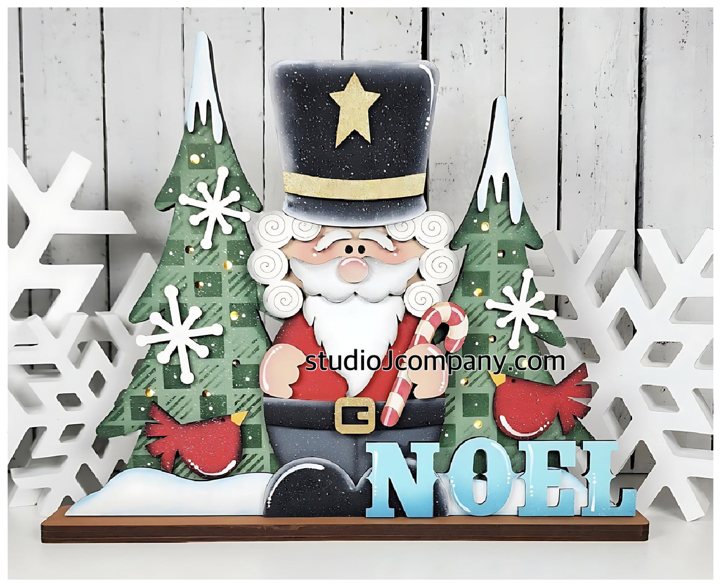Nutcracker Noel Shelf Sitter - DIY Craft Kit