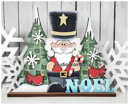 Nutcracker Noel Shelf Sitter - DIY Craft Kit
