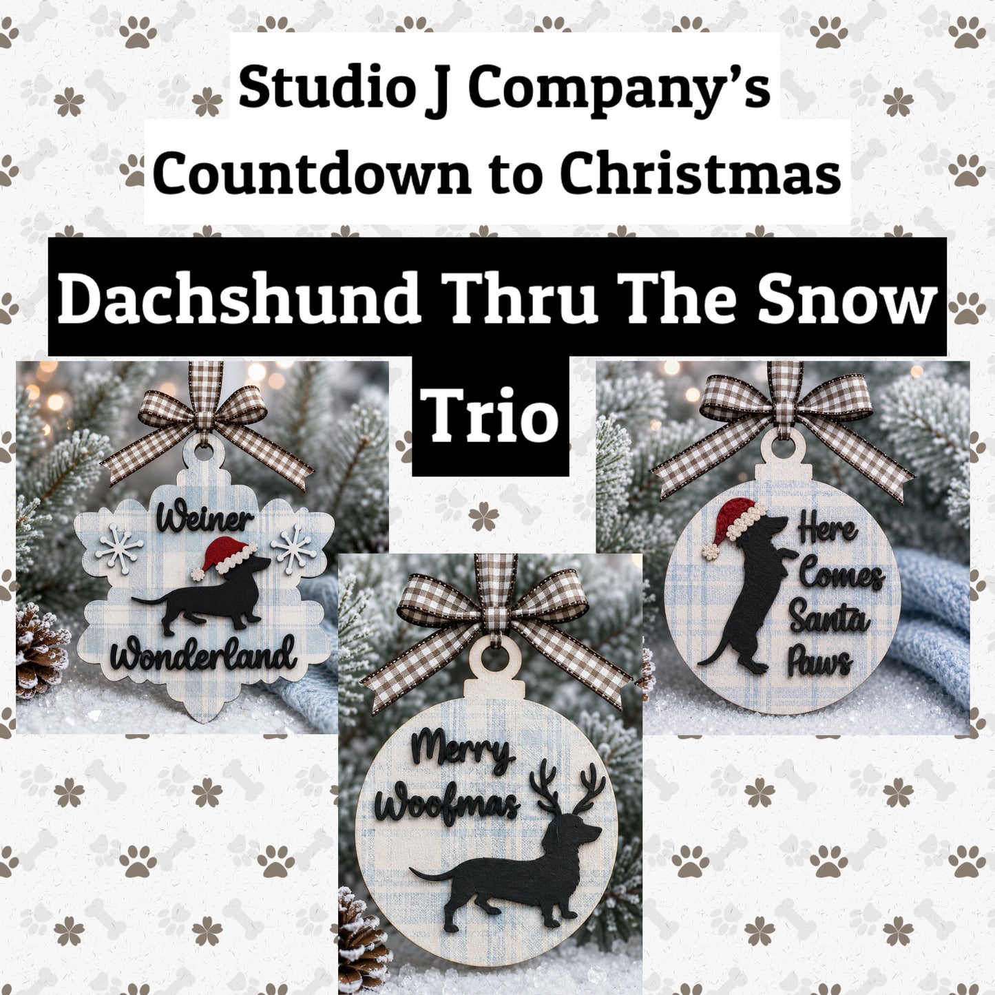 Dachshund Thru The Snow - Countdown to Christmas 2026 Bundle