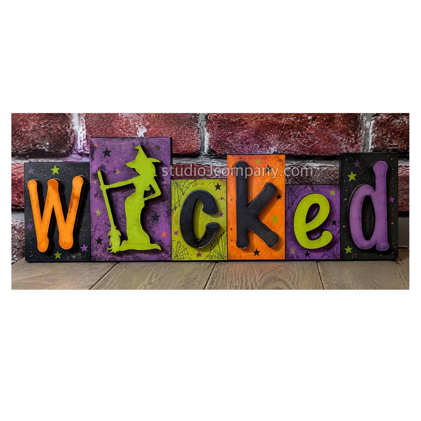 Wicked Witch Word Block - Shelf Sitter