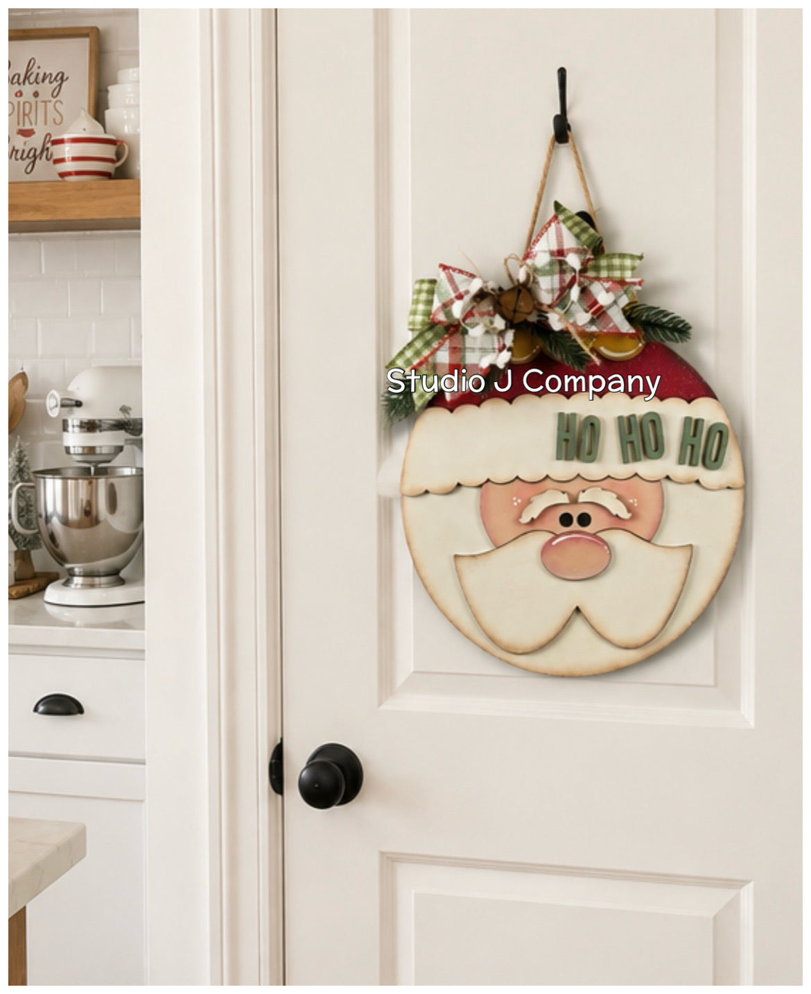 Classic Santa Door Hanger- DIY Sign