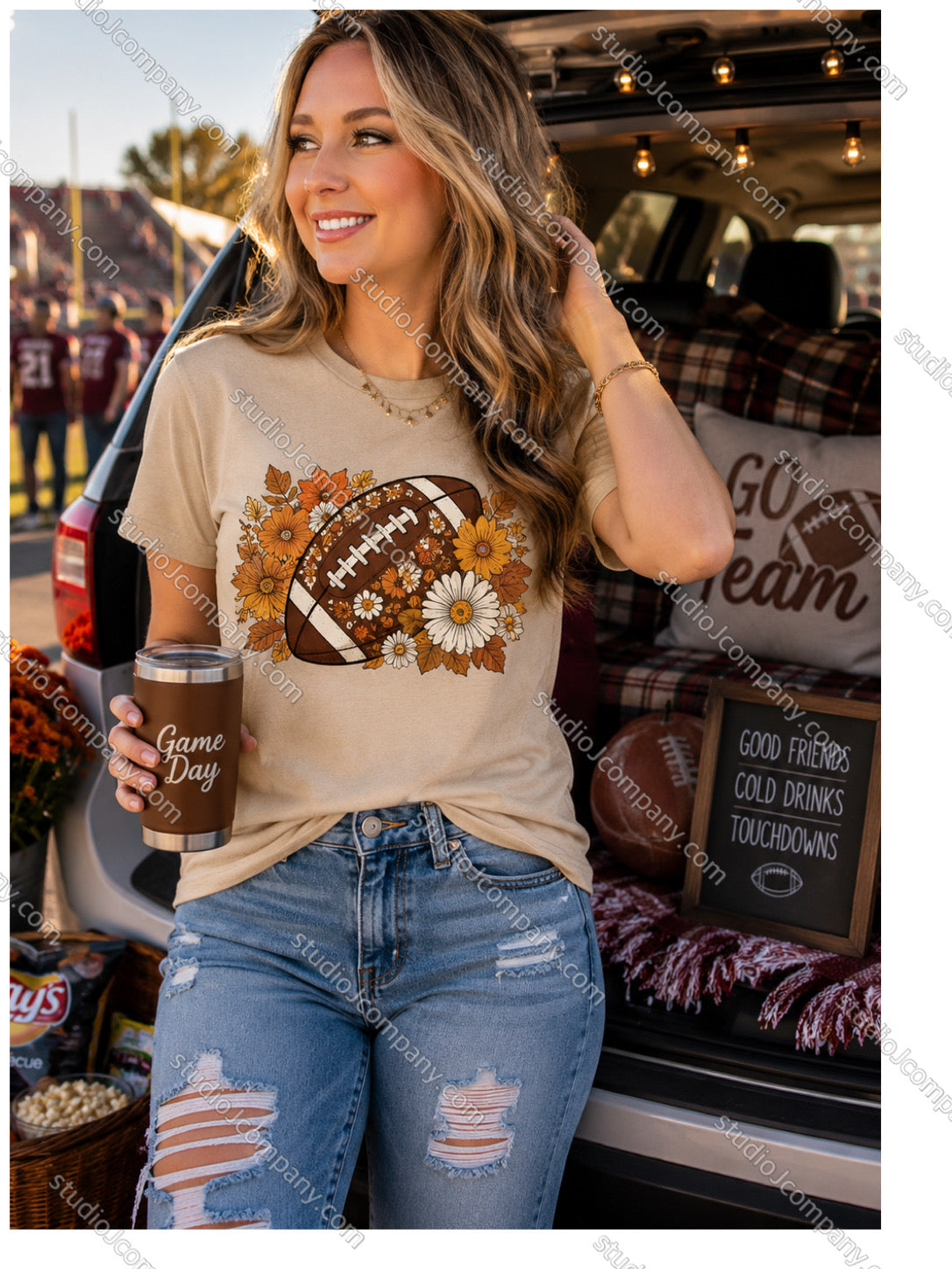 Game Day Vibes- Sandy Tan