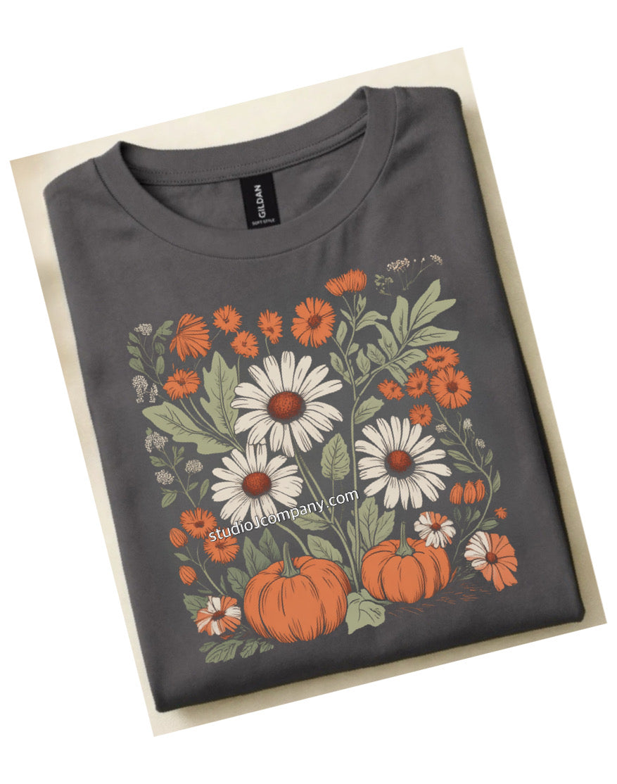 Autumn Field of Wildflowers Tee