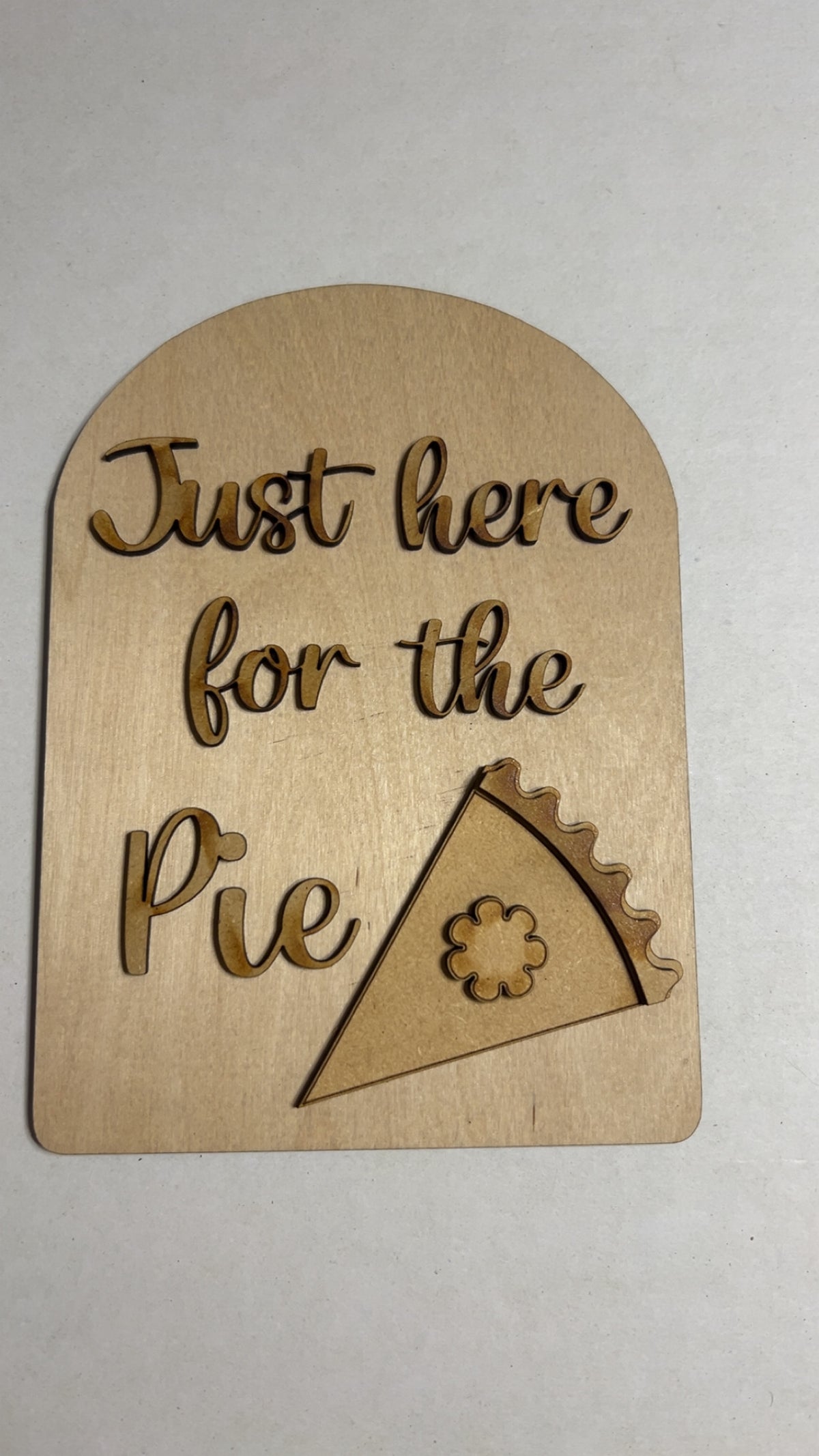 Oct 6, 2026 Paint Party Live Event- Just here for the Pie 7” arched Sign- DIY Kit