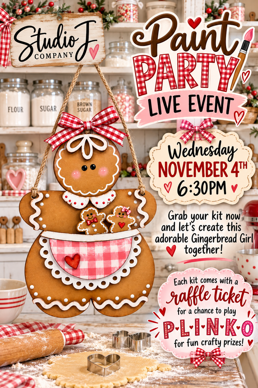 Paint Party Live Event -Wednesday Nov 4th - 6:30pm EST